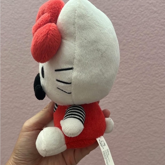 Hello kitty mustache plushie. Sanrio tag attached in great condition. - Picture 3 of 3